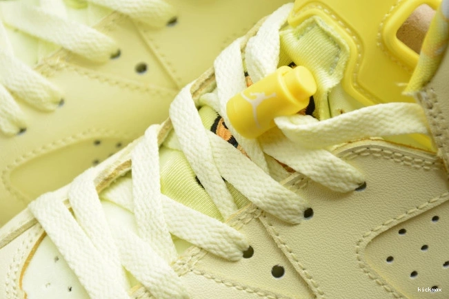 Cheap MAX Yellow Retro Floral Jordan 6 Air 543390-800 Dynamic (GS) 0723